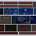 Multiple Monitor Screens Showing Data Dashboards Charts Maps And Metrics