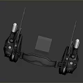 Sleek Black Headphones Design With Ergonomic Ear Cups And Adjustable Headband