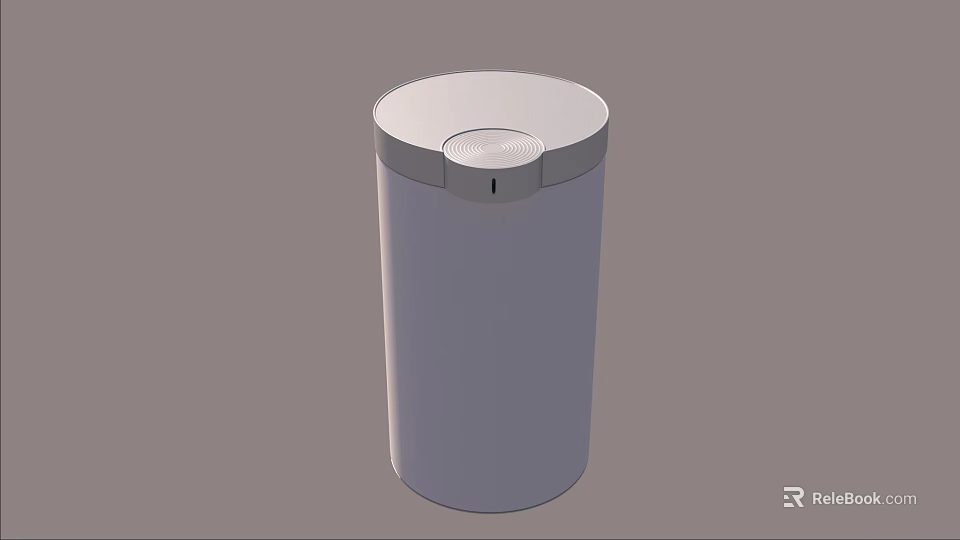 Smart Trash Can As Intelligent Machine With Sensor Lid Automatic Opening Modern Design 3d model 