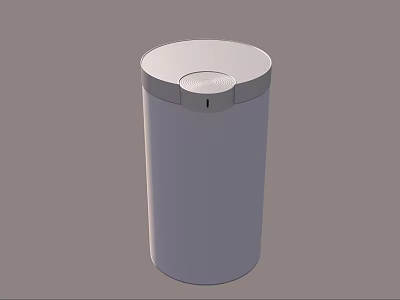 Smart Trash Can As Intelligent Machine With Sensor Lid Automatic Opening Modern Design 3d model