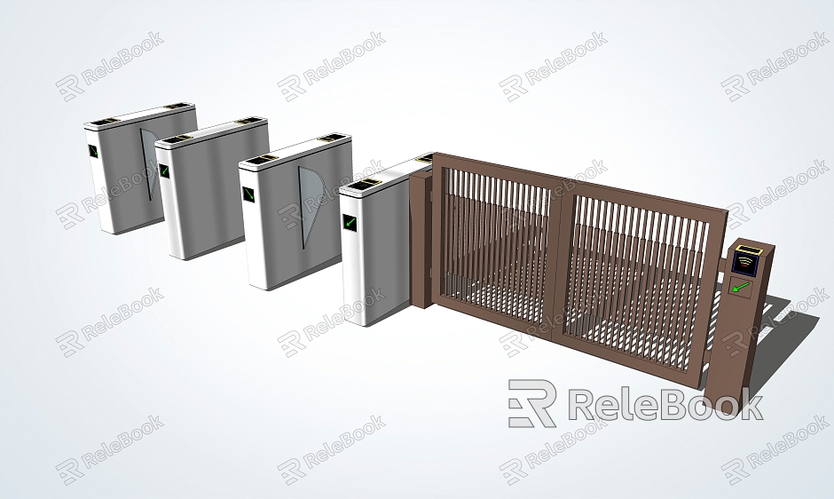 Modern gates Residential pedestrian gates model