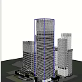 Modern Complex Project 3d model