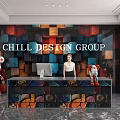 Front Desk 3d model