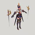 Characters 3d model