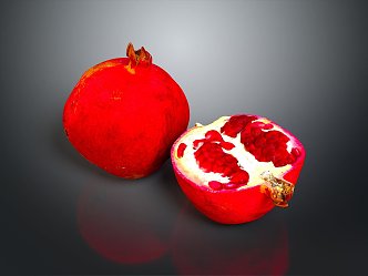 Pomegranate White Pomegranate Big Green Peel Pomegranate Red Pomegranate Agate Pomegranate Peony Pomegranate Rose Pomegranate Ink Pomegranate 3d model