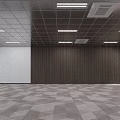 Modern Office Reception Interior Design With Front Desk Chairs Plants And Glass Partitions