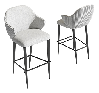 Modern Bar Chair 3d model