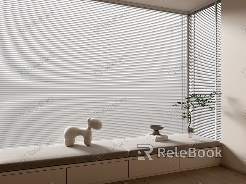 Modern venetian blinds model