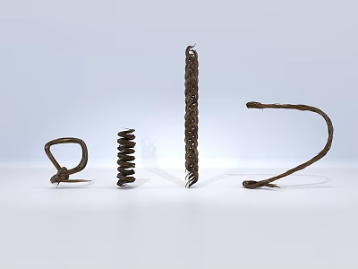 Modern Rope 3d model Modern Rope 3d model