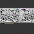 Modern graphics computer fan 3d model
