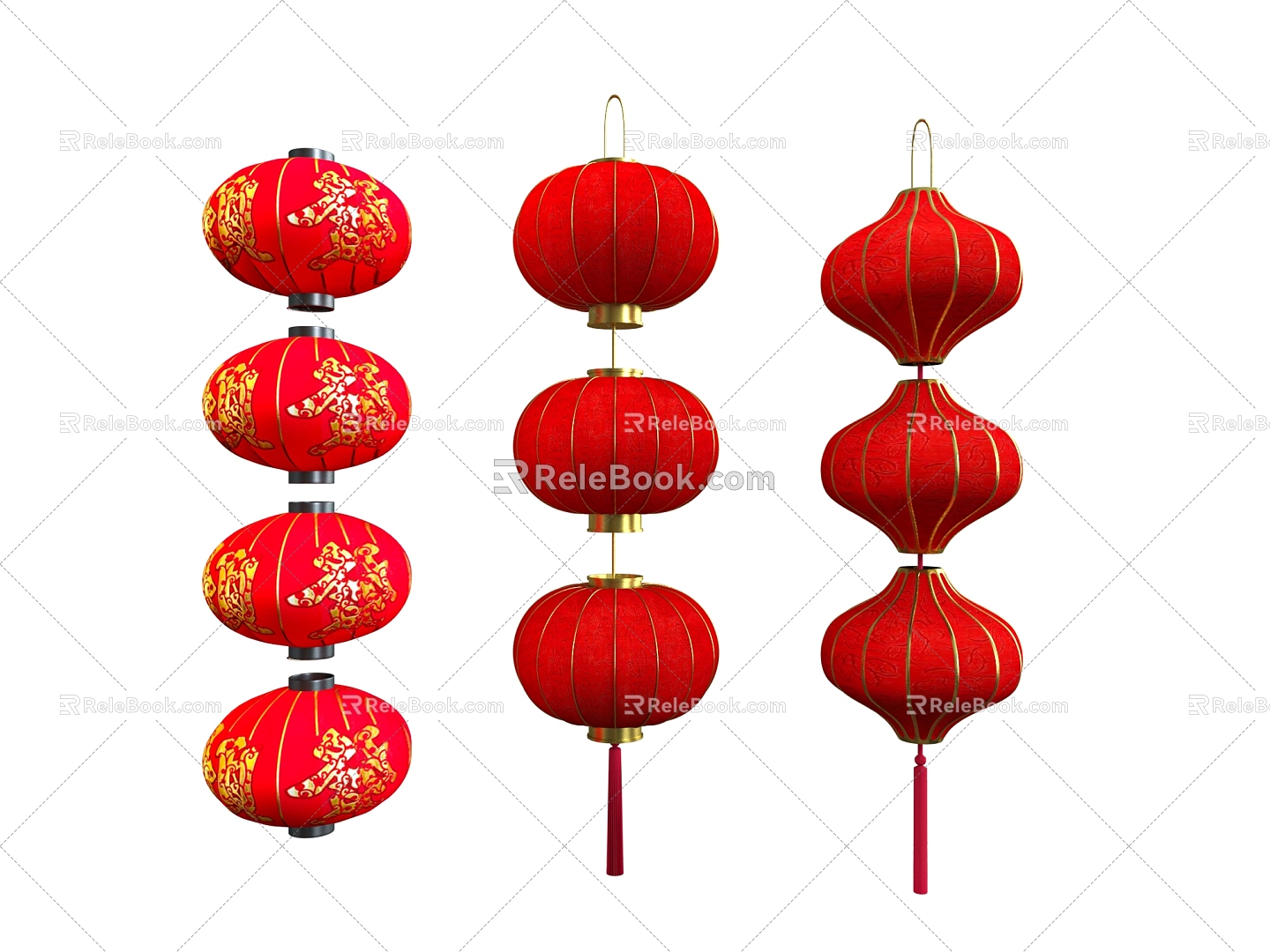 New Chinese Lantern 3d model