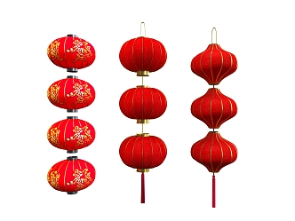 New Chinese Lantern 3d model