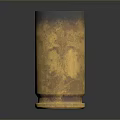 Shiny Golden Brass PRO GUN Bullet With Engraved Letters And Reflective Surface