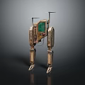 Robot Assistant Small Robot Butler 3d model