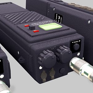 Modern intercom 3d model