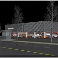 Car Dealership Showroom With Modern Design And Vehicle Displays