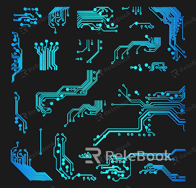 Modern science and technology line science and technology line elements model