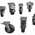 Various Types of Industrial Casters with Brake and Heavy Duty Wheels
