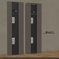 Modern Wooden Bookcase With Open Shelf Design For Living Room Interior
