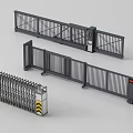 Public Facilities Metal Railings And Gates With Safety Features For Public Spaces