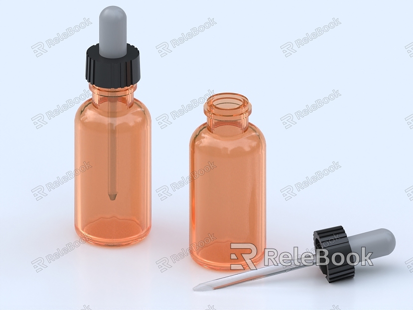 Dropper Dropper Bottle Experimental Equipment Reagent Bottle model