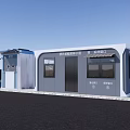 Modern Mobile Toilet Washing Center With Mother And Baby Room Accessible Facilities