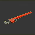Pipe pliers vise bench vise wrench tool hardware tool processing tool furniture 3d model
