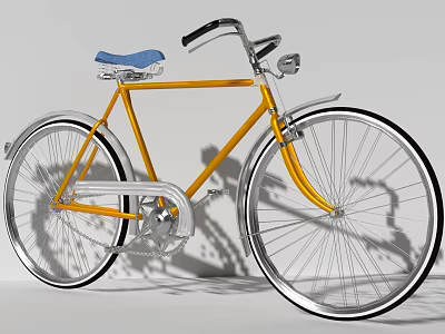 Modern Bicycle Vintage Bicycle 3d model