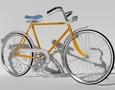 Modern Bicycle Vintage Bicycle 3d model