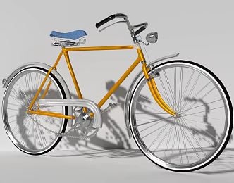 Modern Bicycle Vintage Bicycle 3d model