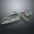 Advanced Astronautical Spacecraft Design with Streamlined Structure and Aerodynamic Wings