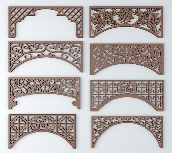 Chinese ancient pattern 3d model