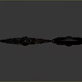 Brave Warrior And Fierce Creature Holding Intricate Swords With Brown Metal Hilts