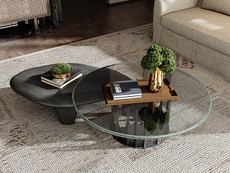 Modern coffee table 3d model