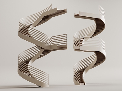 revolving staircase model