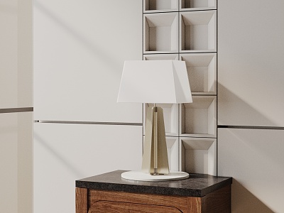 Modern table lamp 3d model