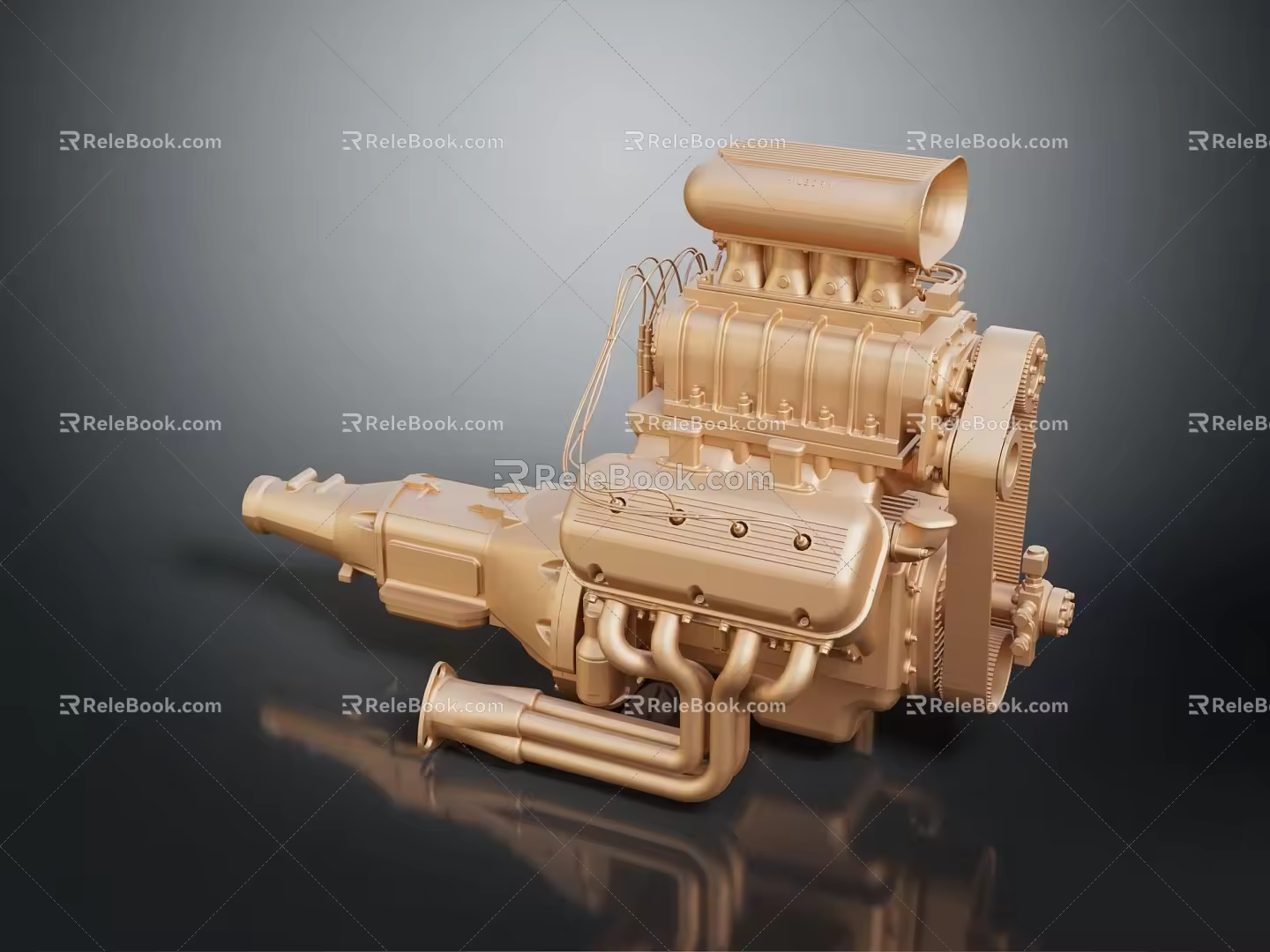 Modern Engine Racing Engine Racing Engine Car Engine Car Engine Car Engine 3d model