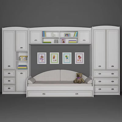 Bookcase 3d model Bookcase 3d model