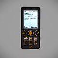 Sony Ericsson Walkman Mobile Phone With Classic Keypad And Song List Screen Display Features