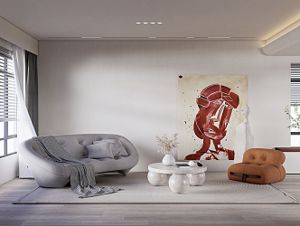 The Silent Living Room 3d model