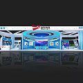 Changhong Exhibition Booth Featuring Home TV Enjoy Vision With Modern Display Screens