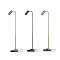 Modern Slim Design Floor Lamps in Three Different Colors for Home Decor