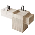 Modern Vertical Washbasin 3d model