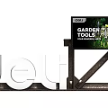 Deli 3D Letters Display With Garden Tools Billboard And Metal Stand