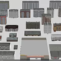 Diverse Building Models Collection Showcasing Residential Commercial And Industrial Architectural Structures