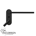 Minimalist Black Wall Sconce With Long Arm Design For Modern Home Decor
