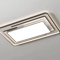 Modern Ceiling Lights With Sleek Metal Frame Square And Round Stylish Design 3d model