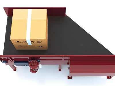 Split and confluor assembly line equipment 3d model Split and confluor assembly line equipment 3d model