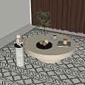 Modern coffee table 3d model