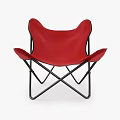 Modern Black Leather Leisure Chair With Streamlined Design And Metal Frame